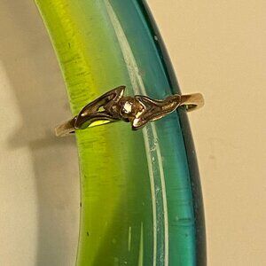 cute gold pinky ring